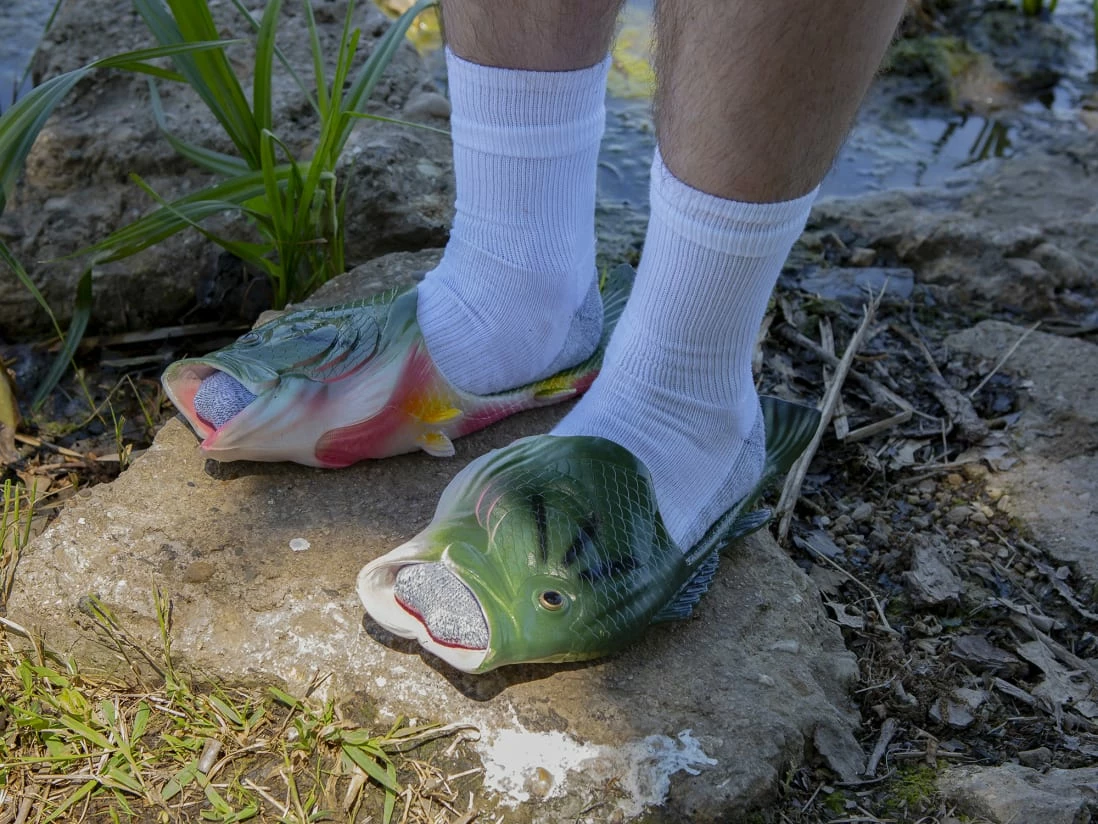 Rivers Edge Bass Fish Sandals - Image 2