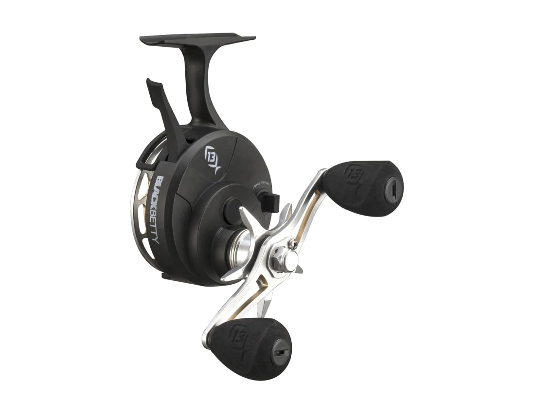 13 Fishing FreeFall Carbon Inline Ice Fishing Reel - Image 3