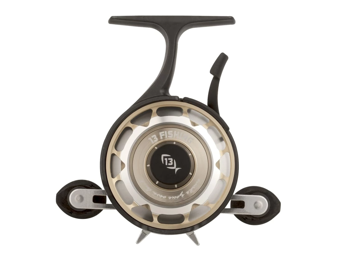 13 Fishing FreeFall Carbon Inline Ice Fishing Reel - Image 2