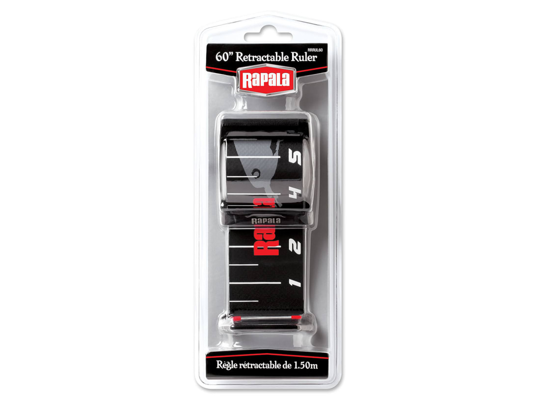Rapala Retractable Ruler 60" Rapala Retractable Ruler 60" -ElaZtech store 20 01 rpl 10023a packaging