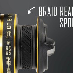 Googan Squad Gold Series Go-To Rod & Spinning Reel Bundle -ElaZtech store 220929 googan squad gold spinning reel features braid ready spool 1 1 1