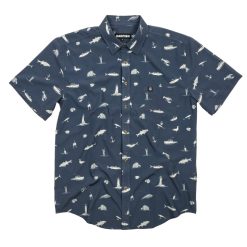 Badfish Cuttyhunk Short Sleeve Button Up Shirt