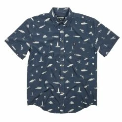 Badfish Cuttyhunk Short Sleeve Button Up Shirt