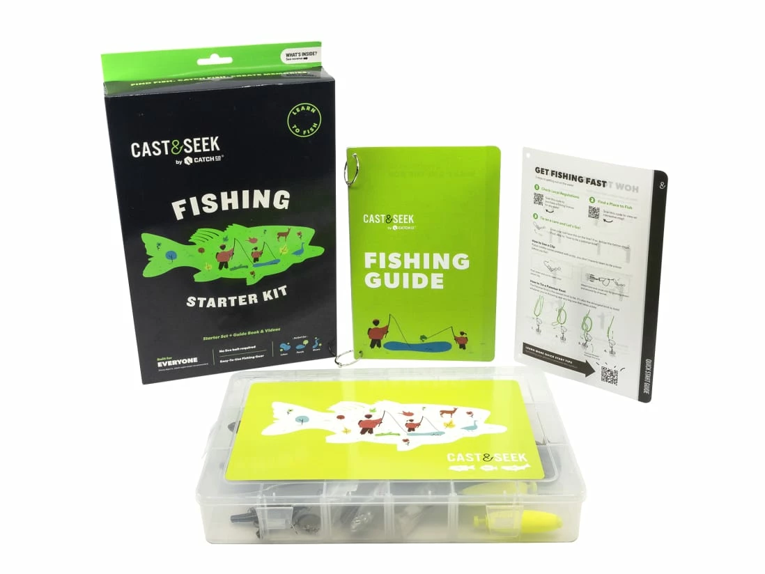 Cast & Seek Starter Kit With Spincast Combo
