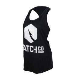 Catch Co. Women's Tank Top -ElaZtech store catchco black womenstanktop angled 50 99 cco 10000