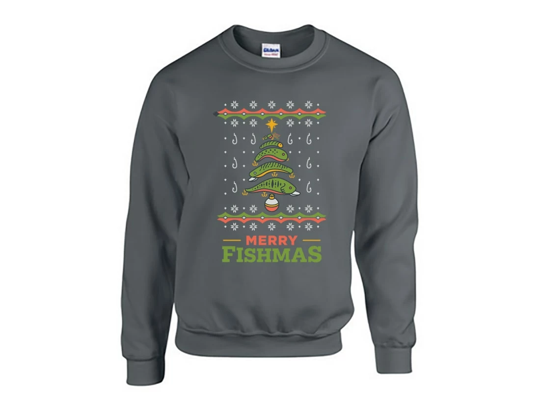 Karl's Fishing & Outdoors Merry Fishmas Sweater