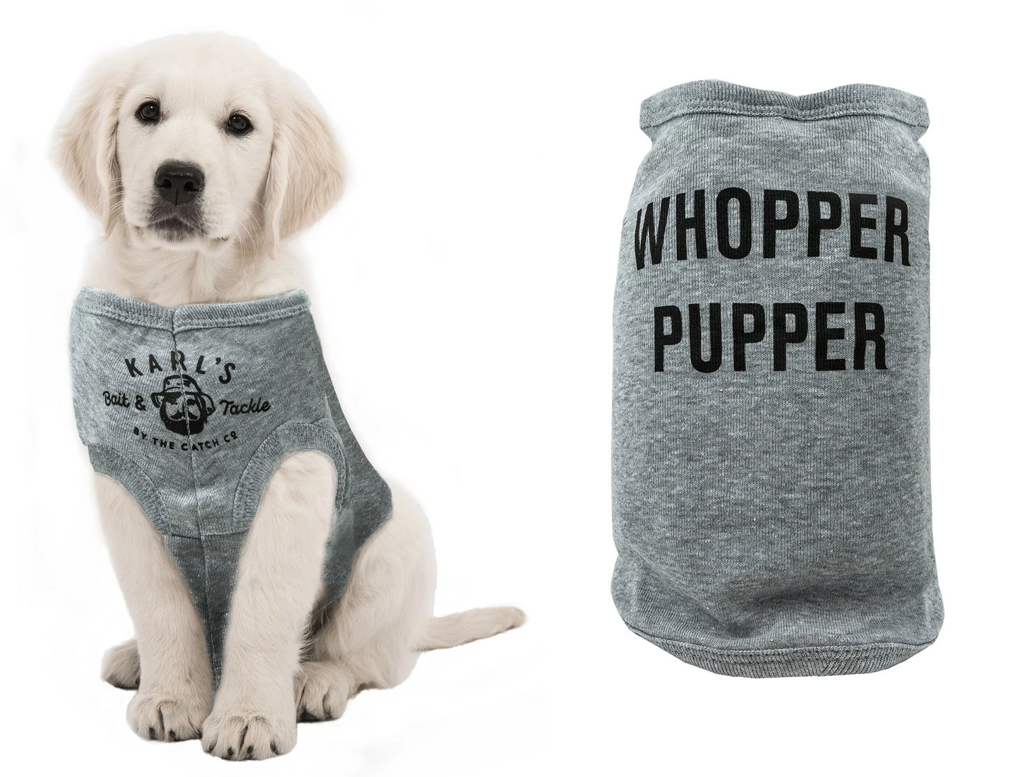 Karl's Fishing & Outdoors Whopper Pupper Dog Shirt