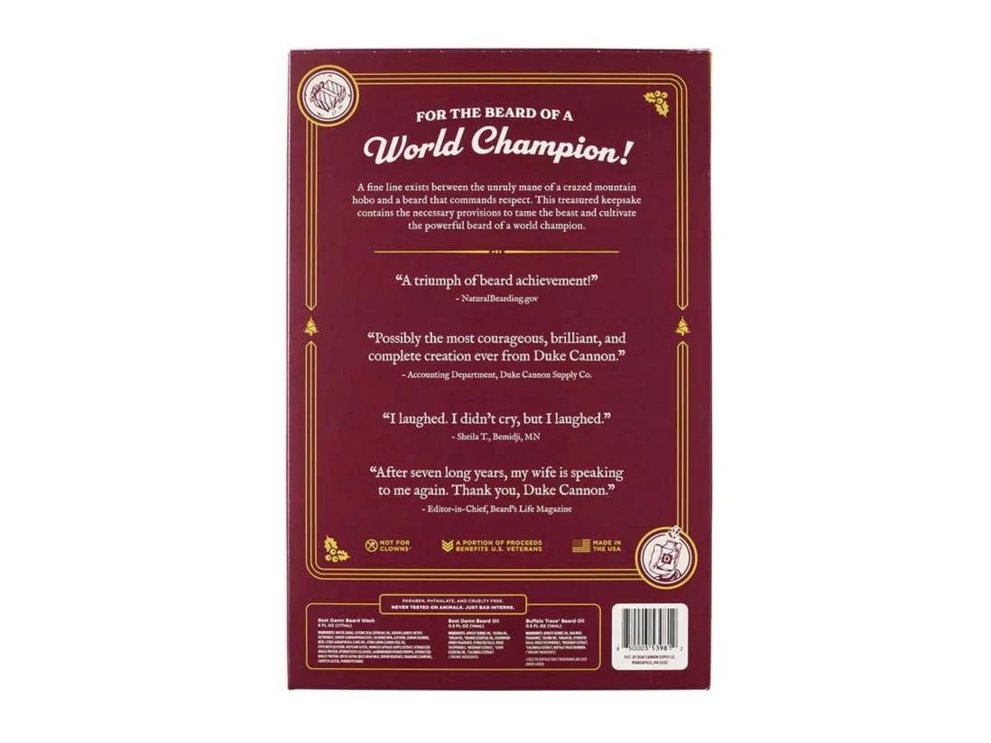 Duke Cannon The Beard That Stole Christmas Gift Set - Image 4