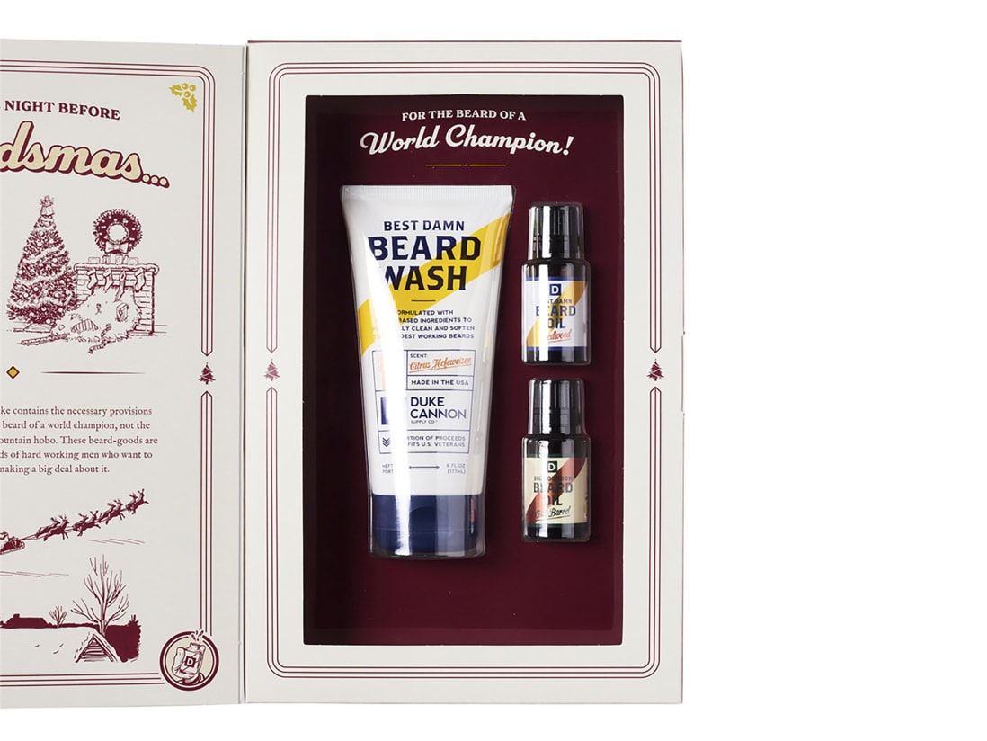 Duke Cannon The Beard That Stole Christmas Gift Set Duke Cannon The Beard That Stole Christmas Gift Set -ElaZtech store dukecannon thebeardthatstolechristmas giftset inside 75 06 dcn 10014a