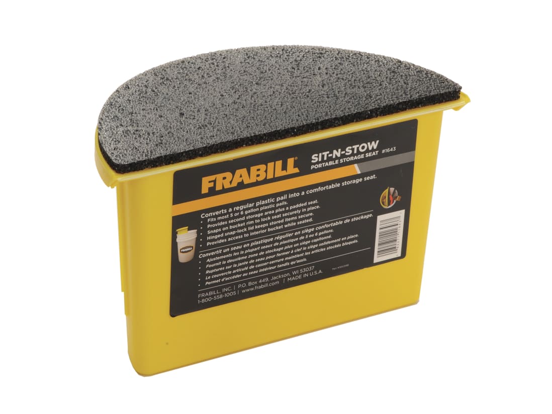 Frabill Sit-N-Stow Seat Frabill Sit-N-Stow Seat -ElaZtech store frabill sitnstow 20 99 frb 10009a