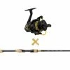 Googan Squad Gold Series Go-To Rod & Spinning Reel Bundle