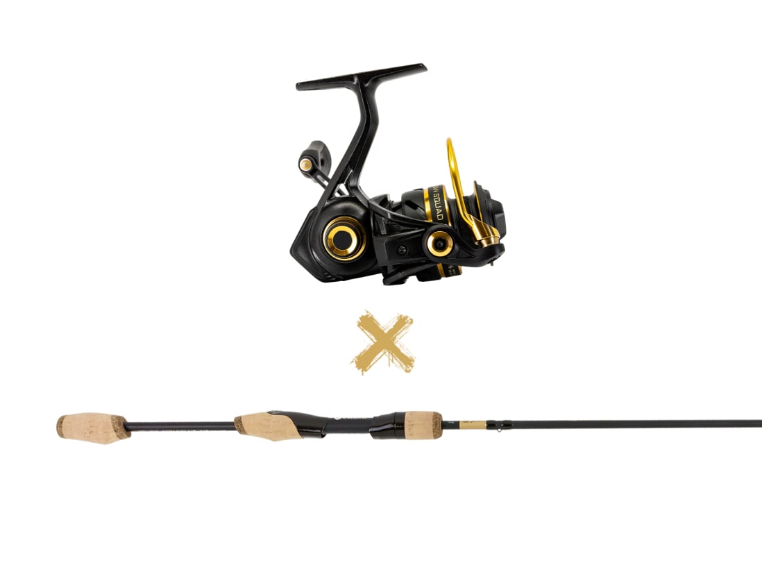 Googan Squad Gold Series Micro Rod & Spinning Reel Bundle Googan Squad Gold Series Micro Rod & Spinning Reel Bundle -ElaZtech store googan goldmicro spinningreel1000 bundle 01