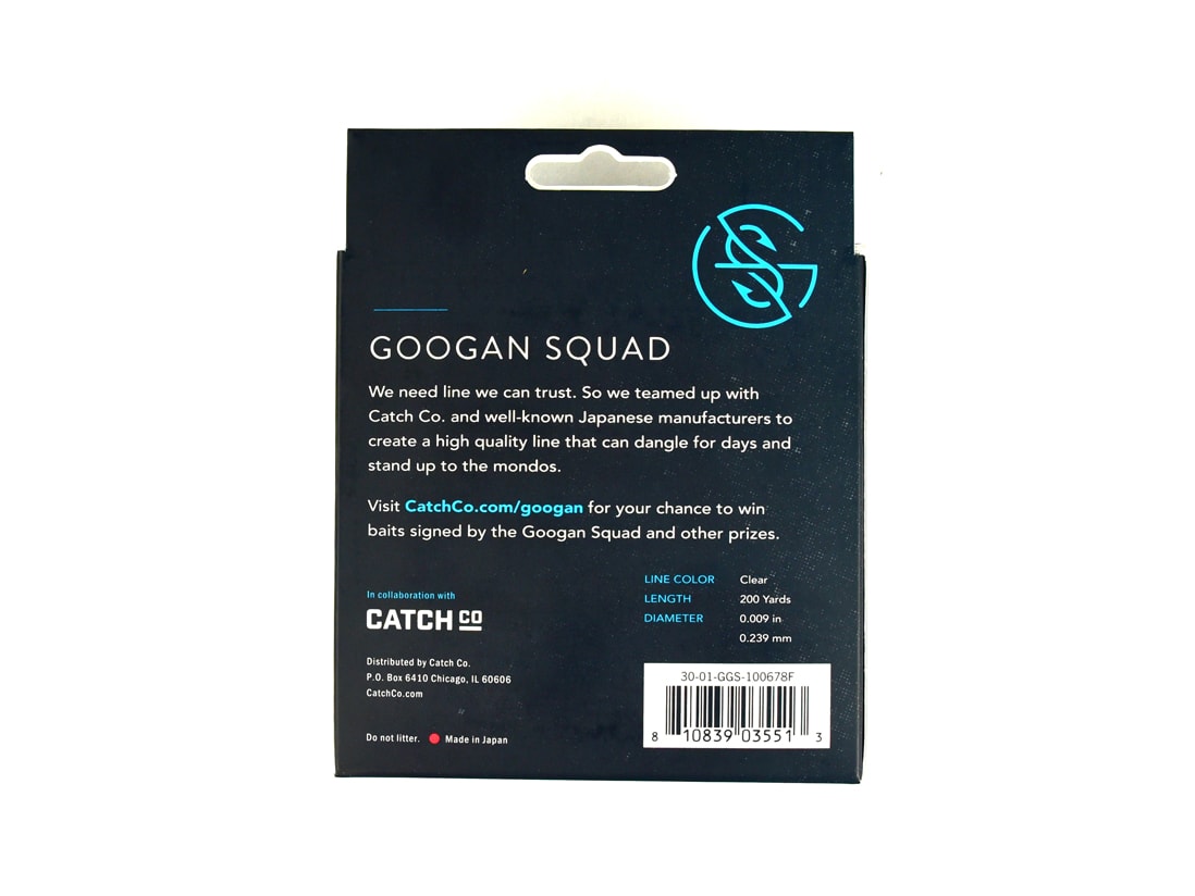 Googan Squad 100% Pure Fluorocarbon Line Googan Squad 100% Pure Fluorocarbon Line -ElaZtech store googan