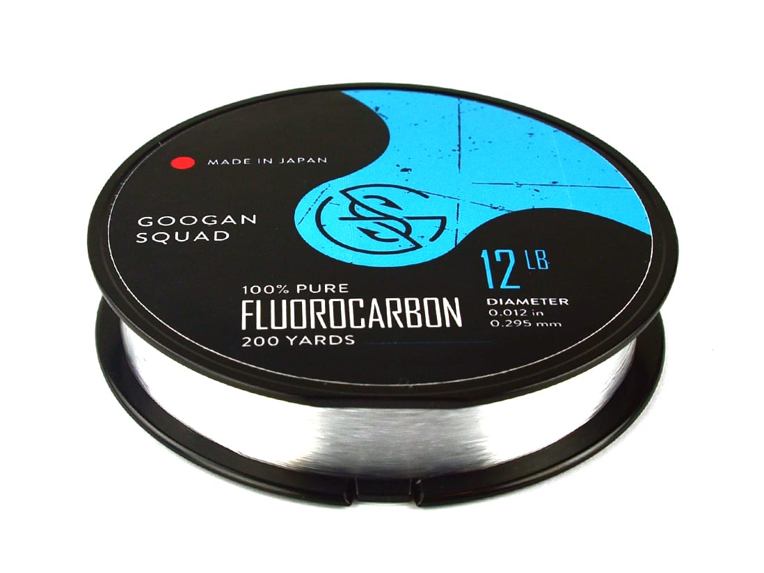 Googan Squad 100% Pure Fluorocarbon Line Googan Squad 100% Pure Fluorocarbon Line -ElaZtech store googan line fluoro spool side