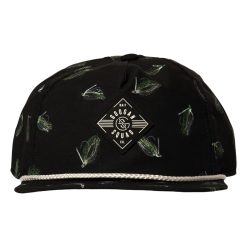 Googan Squad Black Tossed Jig Rope Hat