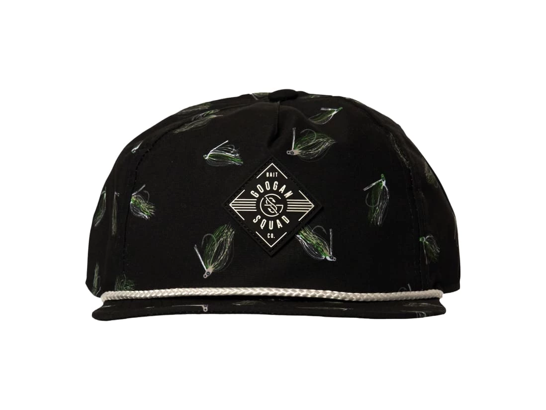 Googan Squad Black Tossed Jig Rope Hat