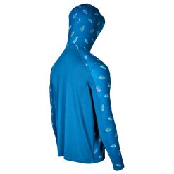 Googan Squad Hooded Long-Sleeve W/ Sleeve Print -ElaZtech store googansquad tossedjighoodedl s blue back 51 10 hoo 10010l