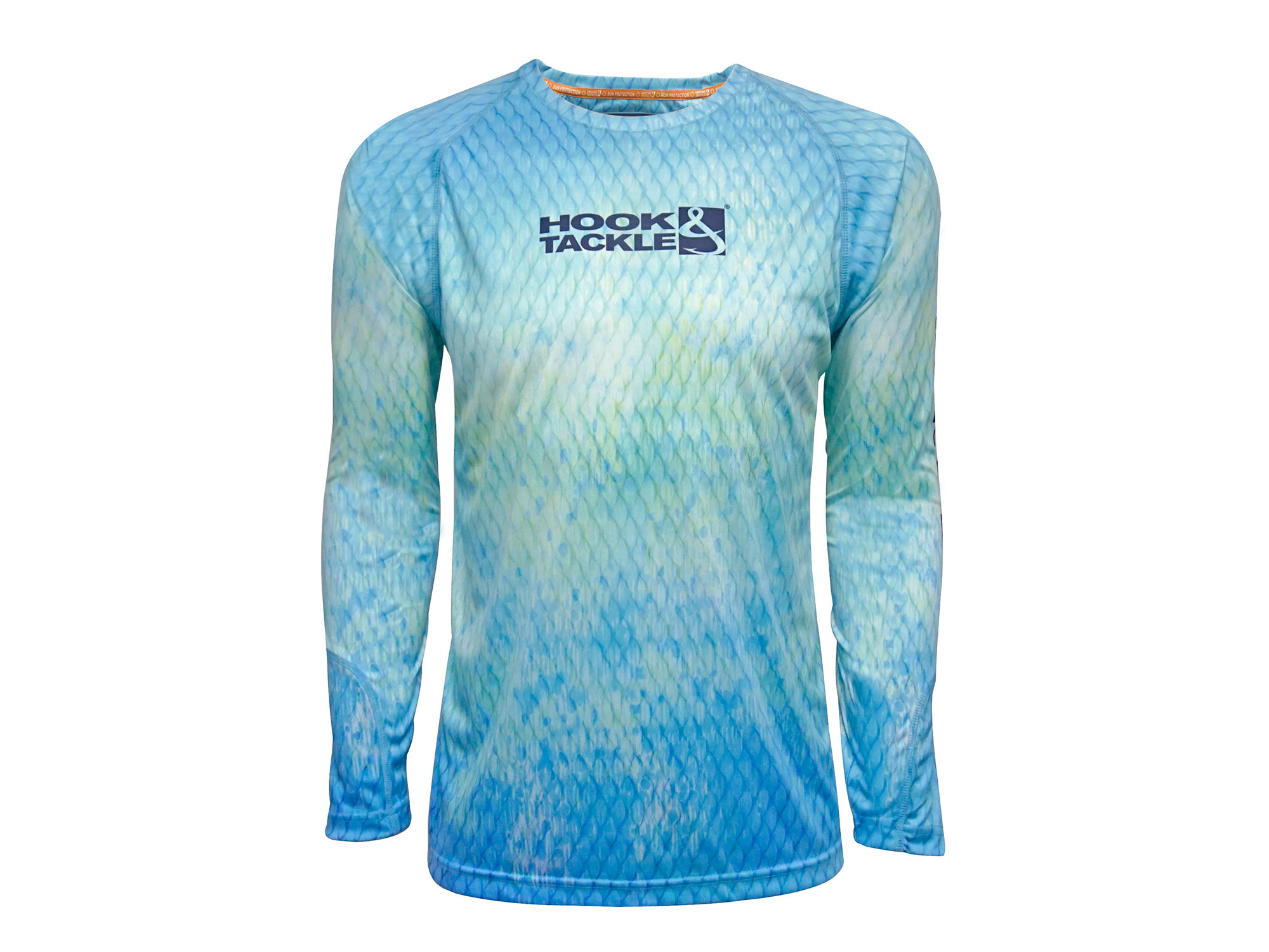 Hook & Tackle Scaly Long Sleeve Shirt Hook & Tackle Scaly Long Sleeve Shirt -ElaZtech store hookandtackle wicked dry cool fishing shirt aquamarine 5