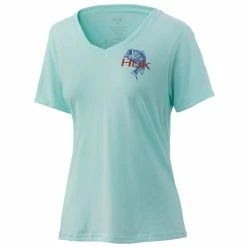 HUK Women's V-Neck