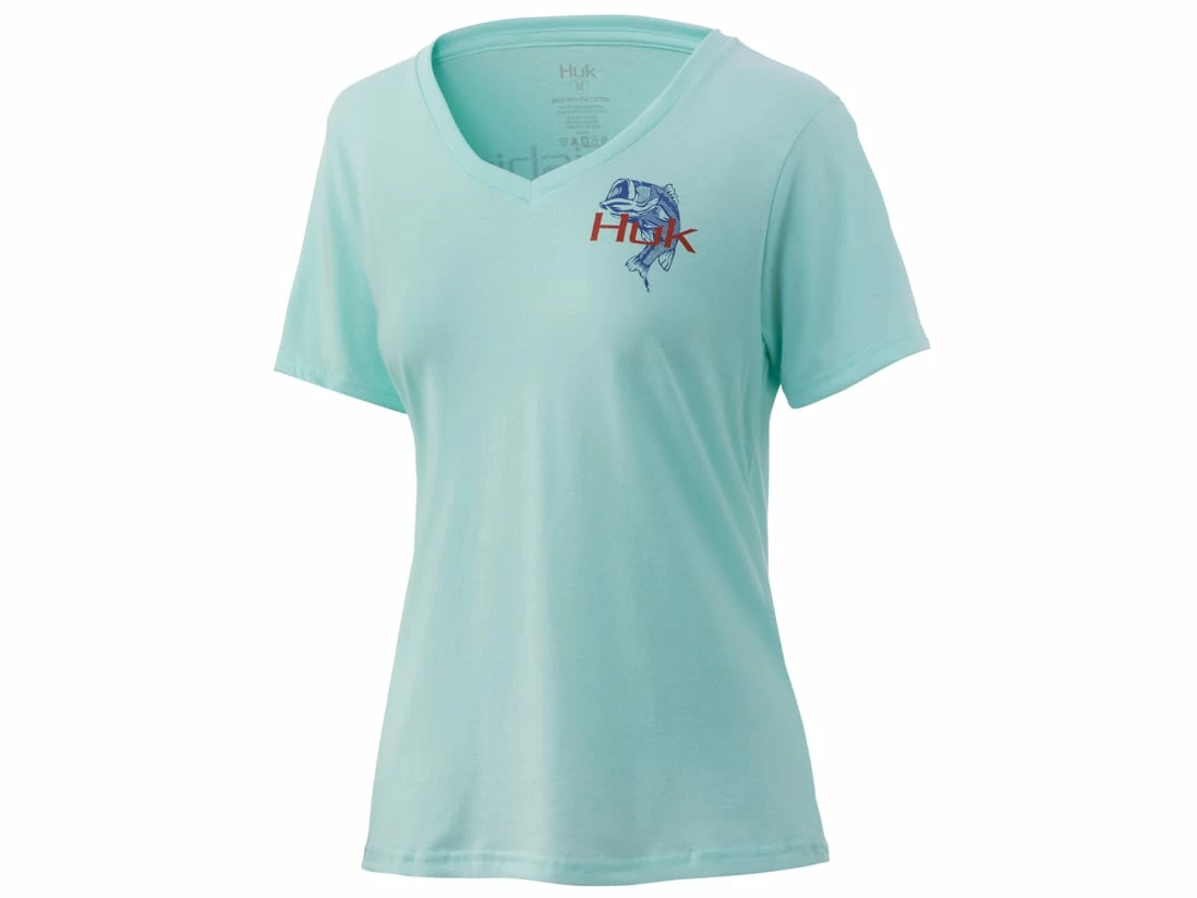 HUK Women's V-Neck
