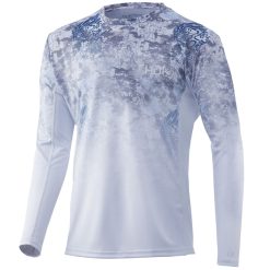 HUK Icon X Tide Change Fade Long Sleeve Shirt -ElaZtech store huk iconxtidechangefadels hogsback front 51 10 huk 10002 5