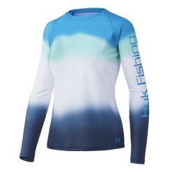 HUK Women's Flare Fade Pursuit Long Sleeve Shirt