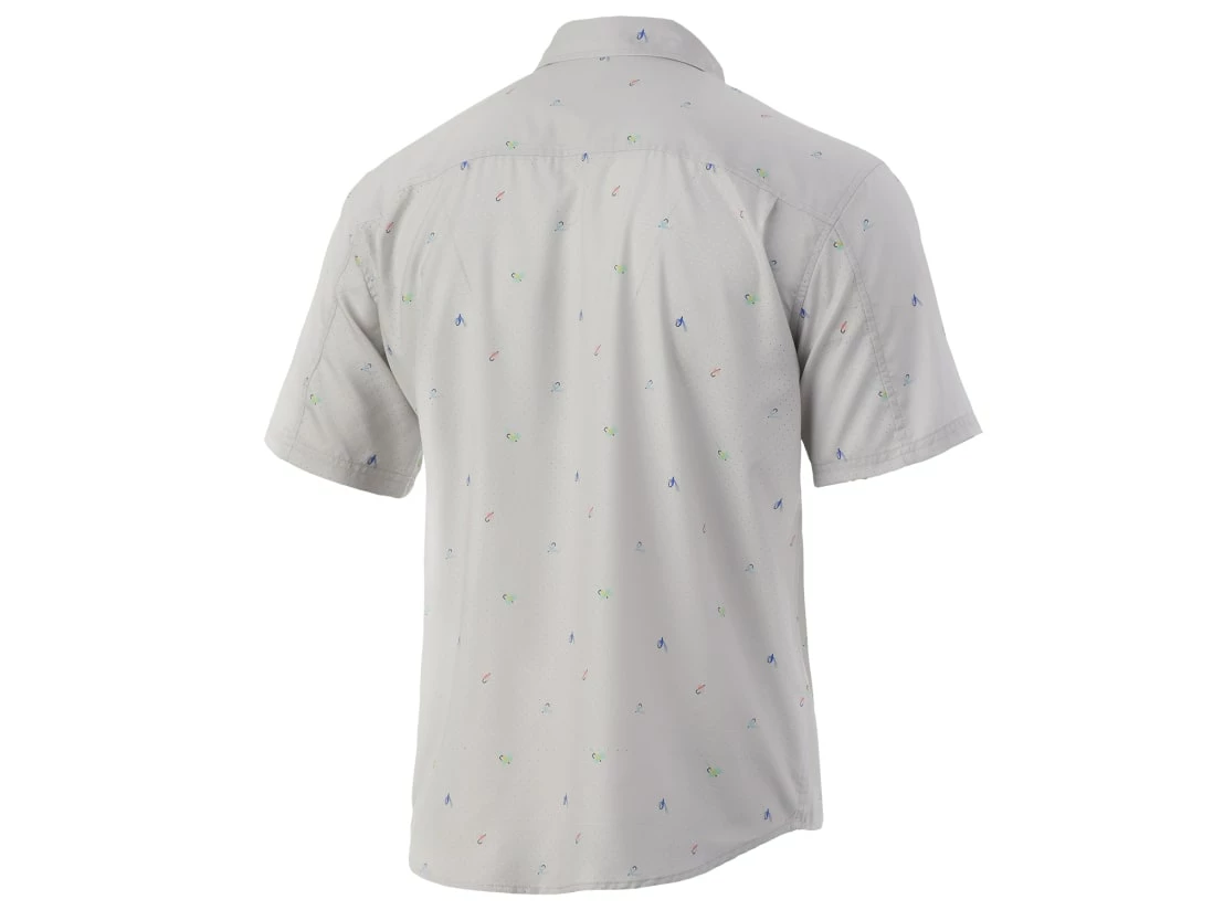 HUK Fly Hooks Teaser Short Sleeve Shirt - Image 2