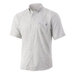 HUK Fly Hooks Teaser Short Sleeve Shirt