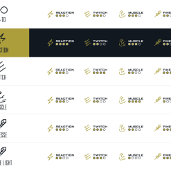 Googan Squad Gold Series Reaction Casting Rod -ElaZtech store icons gold chart reaction