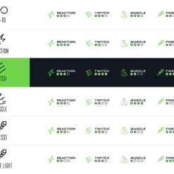 Googan Squad Green Series Twitch Casting Rod -ElaZtech store icons green chart twitch