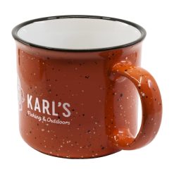 Karl's Fishing & Outdoors Karl's Campfire Mug -ElaZtech store karls campfiremug angle 75 06 krl 10008b