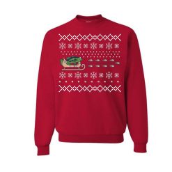 Karl's Fishing & Outdoors Ugly Fishmas Sleigh Sweatshirt