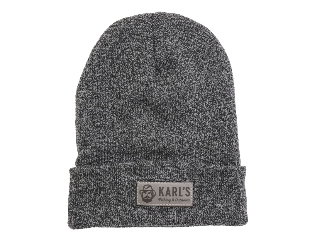 Karl's Fishing & Outdoors Cuff Beanie Karl's Fishing & Outdoors Cuff Beanie -ElaZtech store karls greyblackmarbled cuffbeanie 50 25 krl 10000b