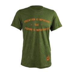 Karl's Fishing & Outdoors Education T-shirt -ElaZtech store karls olive educationtshirt front 50 01 krl 10002