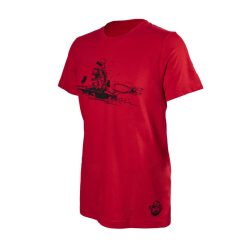Karl's Fishing & Outdoors Hot Rod T-shirt -ElaZtech store karls red hotrodtshirt angled 50 01 krl 10001a