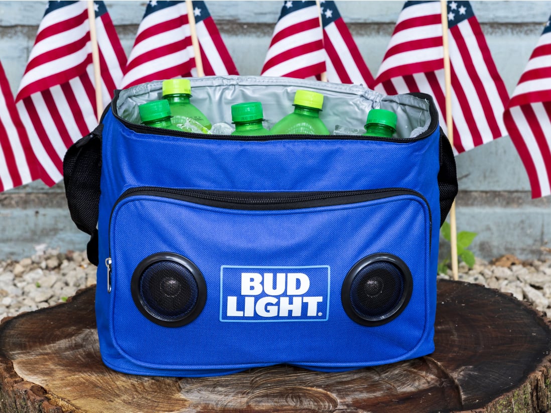 Bud Light Bluetooth Speaker Cooler Bag Bud Light Bluetooth Speaker Cooler Bag -ElaZtech store lifestyle budlight coolerspeaker 1