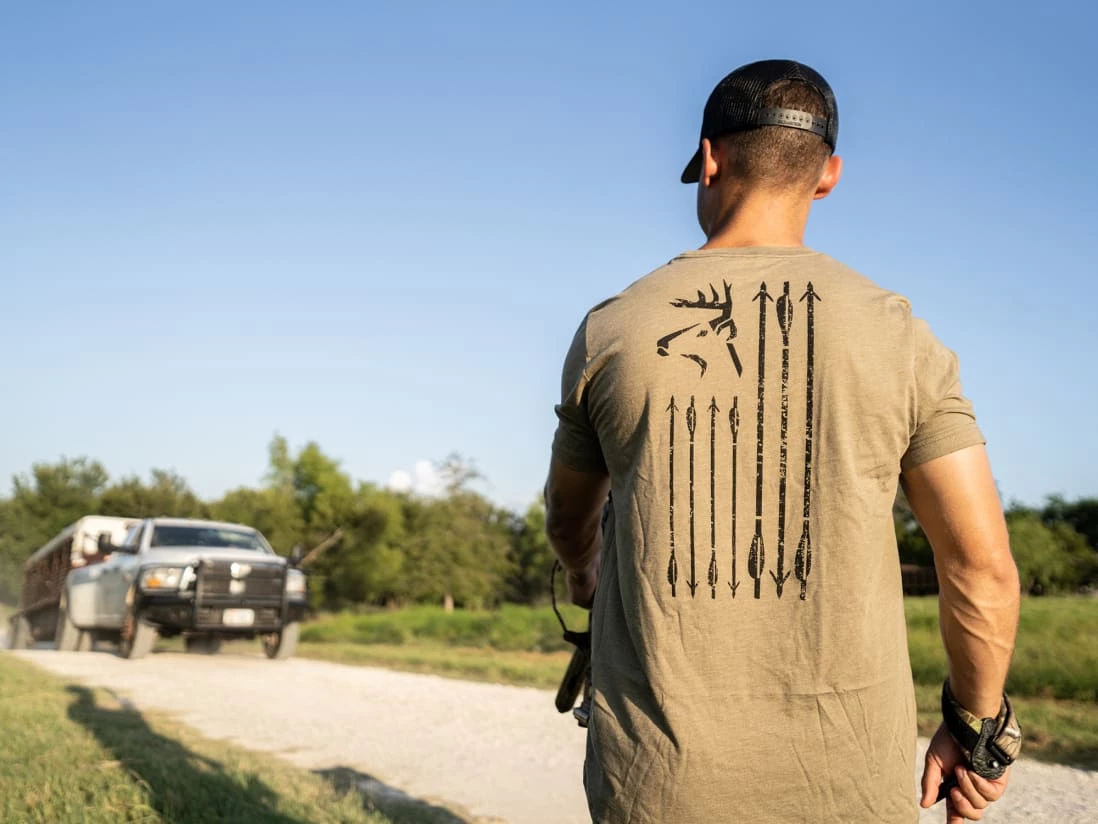 Bux Hunting Co. Bux Arrow Flag T-Shirt - Image 4