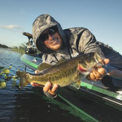 HUK Icon X Running Lakes Hoodie -ElaZtech store lifestyle iconxrunninglakes hoodie 1