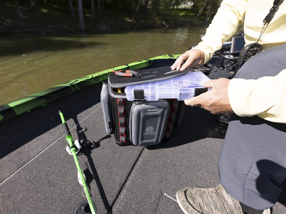 Plano KVD Signature Tackle Bag Plano KVD Signature Tackle Bag -ElaZtech store lifestyle kvdsignaturetacklebag3700 plano toppocket 20 20 pno 10013c