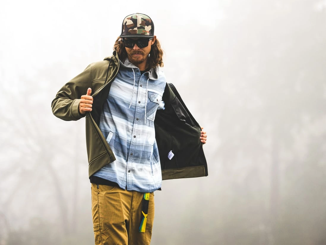 Simms Santee Flannel Hoody - Image 4
