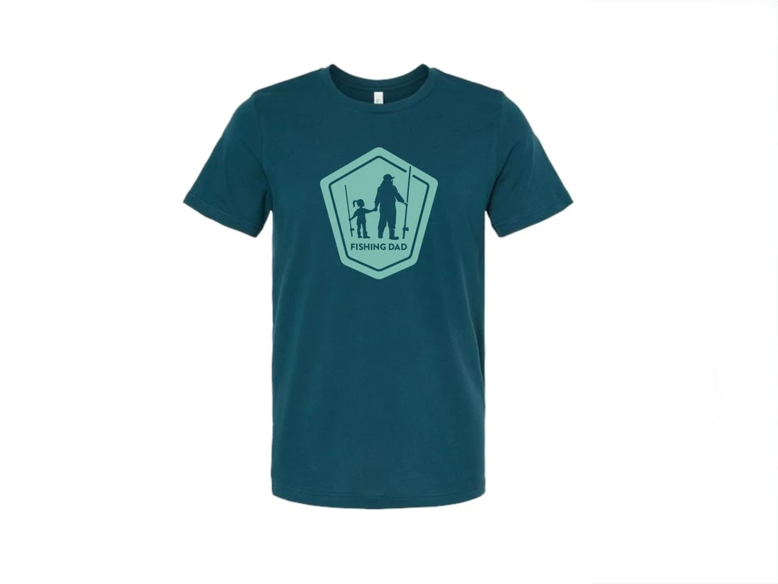 Mystery Tackle Box Fishing Dad With Daughter T-Shirt