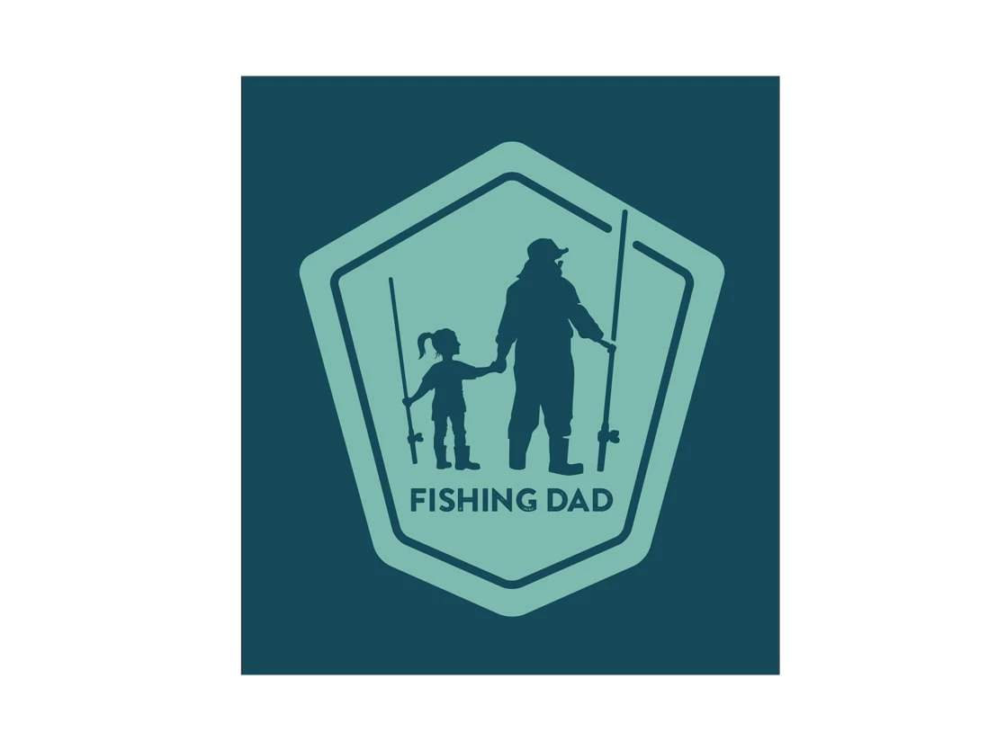 Mystery Tackle Box Fishing Dad With Daughter T-Shirt - Image 2