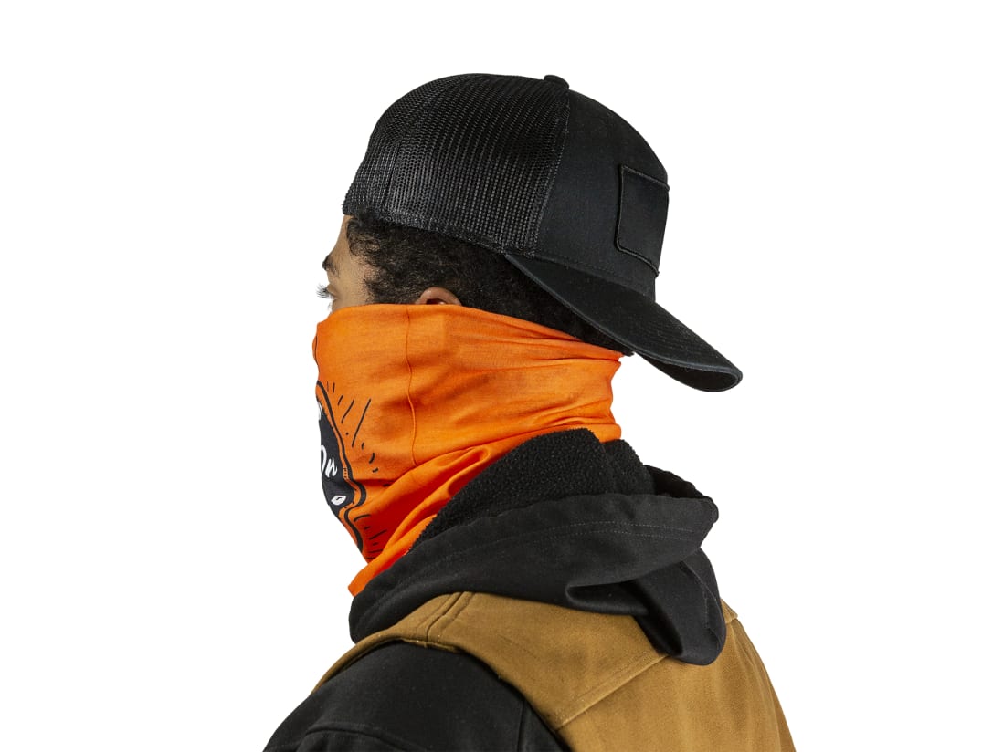 Fish On Necko - Orange/Black Fish On Necko - Orange/Black -ElaZtech store necko fishon orangeblack back