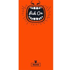 Fish On Necko - Orange/Black 4 Fish On Necko - Orange/Black -ElaZtech store necko fishon orangleblack design