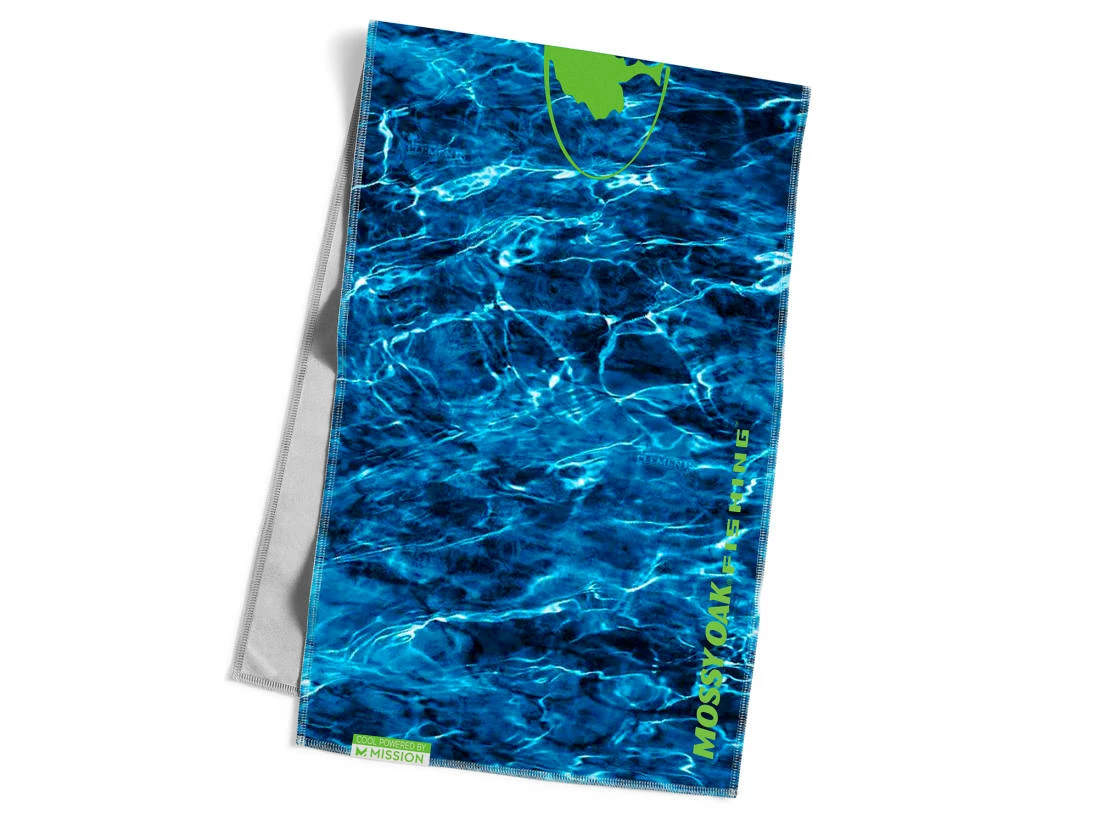 Mission X Mossy Oak Cooling Towel - Agua Marlin