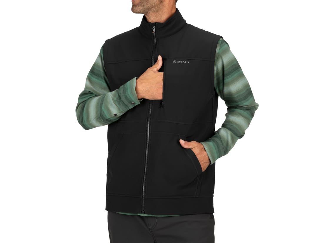 Simms Rogue Vest Simms Rogue Vest -ElaZtech store simms roguevest raven lifestyle1 50 99 sim 10019